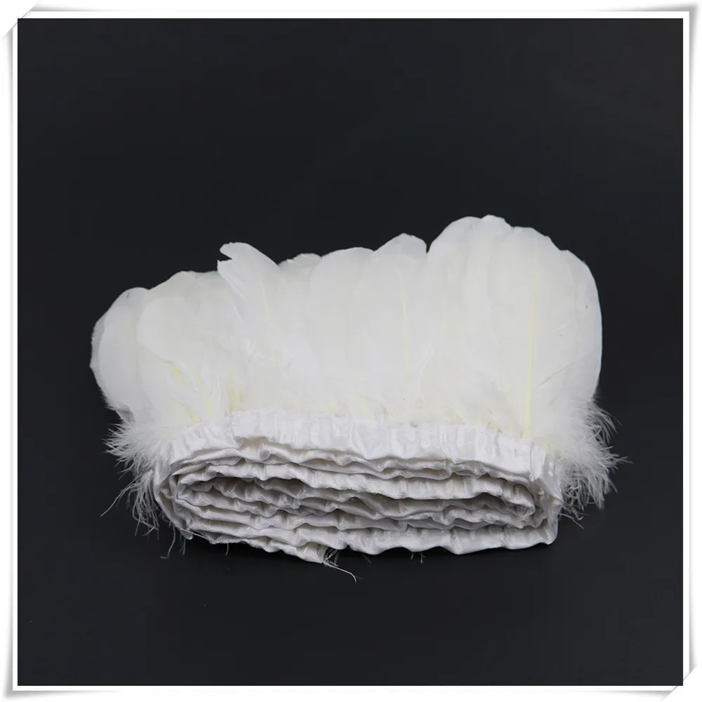 2 м/лот белый гусиный пух планки природа 10-15 см бахрома полосы Планки платье