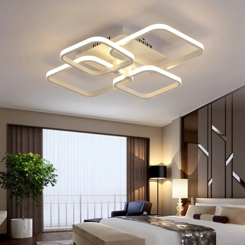 LukLoy Modern Living Room Lamp LED Ceiling Minimalist Creative Personality Hall Lighting Bedroom Combination | Освещение