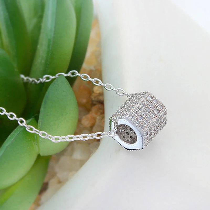 2017 Новая мода ожерелье женщины роскошные AAA циркон Micro вставить Свадебное