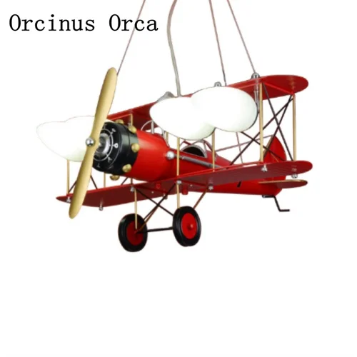 Ретро креативная воздушная Люстра для мальчиков и девочек в спальню детская