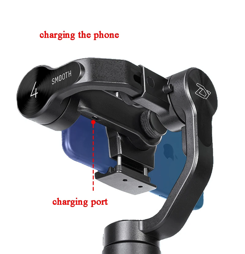 Для Samsung Iphone 7 8 Android HUAWEI Zhiyun Гладкий 75 мм бесшовный 4 зарядный кабель Lightning Type C Micro