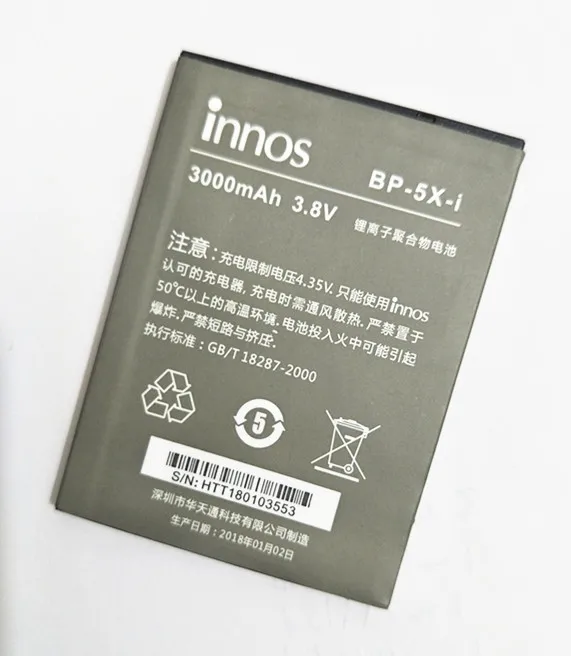 АЗК Innos D10 3000 мА/ч BP-5X-i Батарея Для Highscreen Boost 2 II SE innos D10CF | Мобильные телефоны и