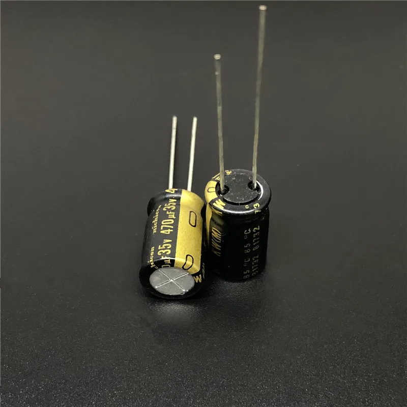 5 шт. 470 мкФ 35В NICHICON КВТ серии 10x16 мм 35V470uF Hi Fi аудио конденсатор с алюминиевой