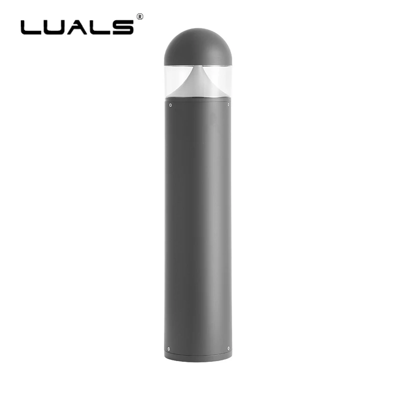 

LED Lawn Lamps Round Pillar Light Luxurious Outdoor Garden Lights Villa Landscape Lamp Waterproof Outdoor Garden Deco Lighting