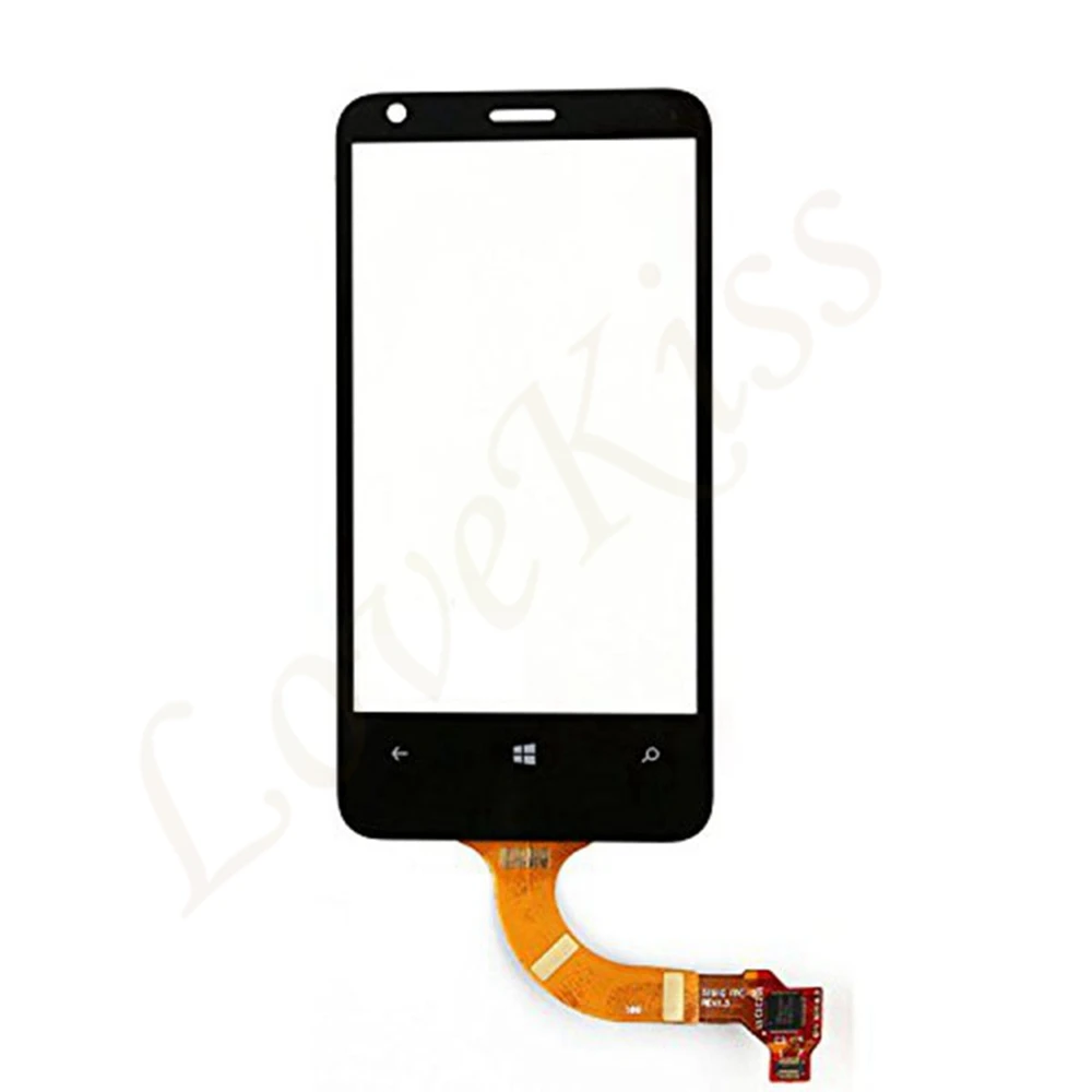 N620 сенсорный экран для Nokia Lumia 620 Rve 3 дигитайзер панель передняя внешняя