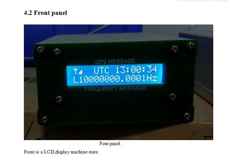 Последние 10 МГц квадратная волна gps NMEA gps disciplминированные часы gps DO+ ЖК-дисплей+ источник питания