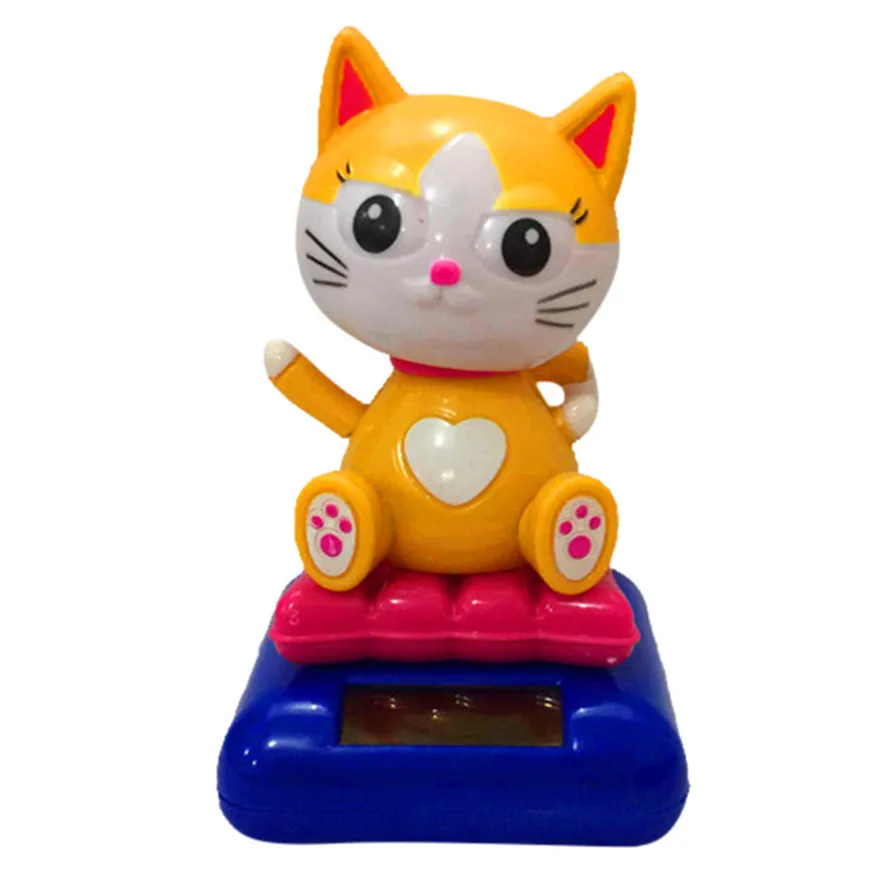 Новый автомобиль внутренний Декор Игрушка CARPRIE 1 шт. мода на солнечных батареях