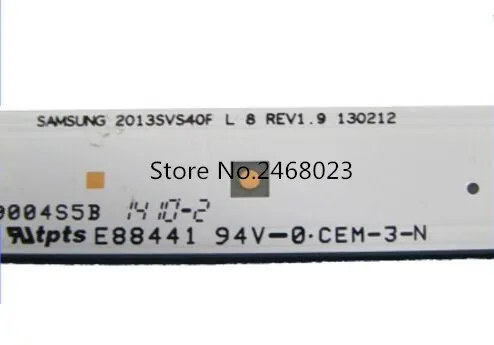 2013SVS40F-L08 Замена светодиодный полоски UE40F6100/CY-HF-400CSLV2H/CY-HF-300CSLV3V