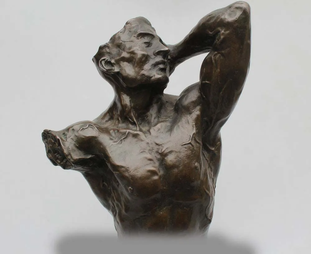 14 &quotскульптура Западное искусство Бронзовая мраморная Венера de Milo Мужская