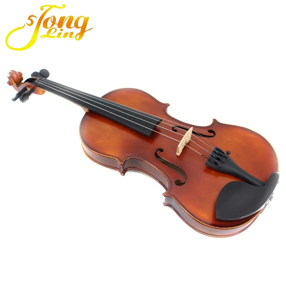 4/4 натуральная акустическая Скрипка ручной работы Violino с чехлом Mute бант высокого