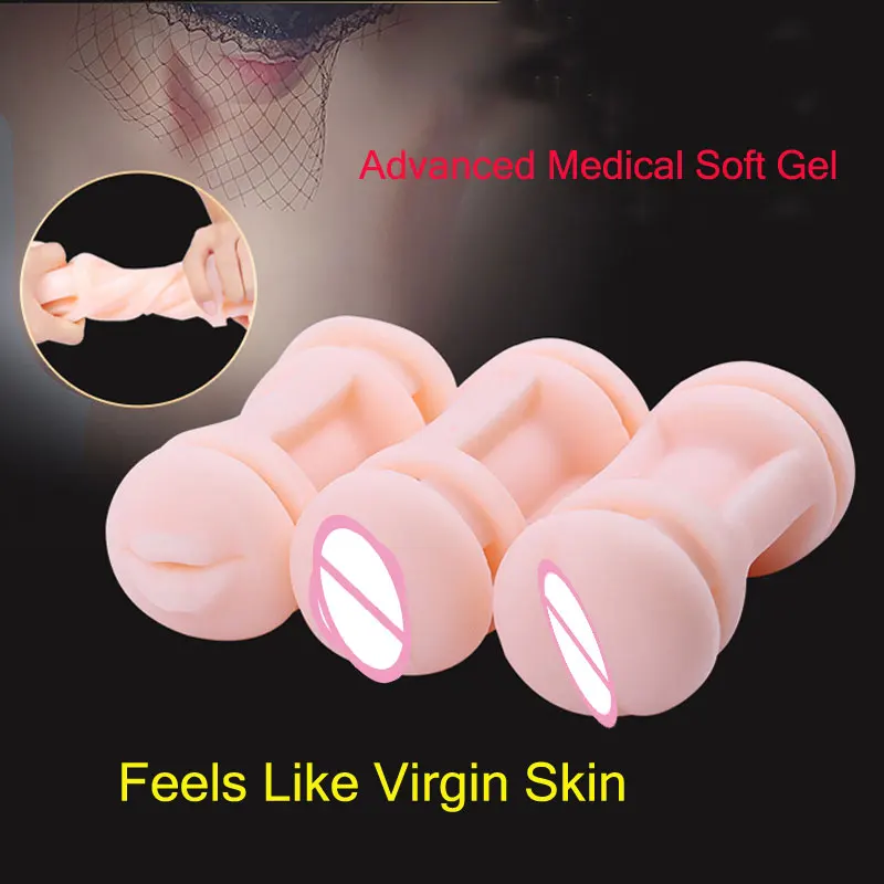 Двухканальная Бриллиантовая чашка для мастурбации настоящая Вагина оральная и