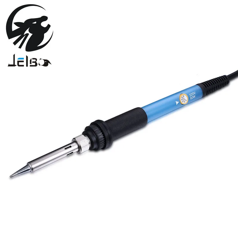 Jelbo ЕС Plug паяльник набор 220 В 60 Вт Регулируемый Температура Электрический ручка 5
