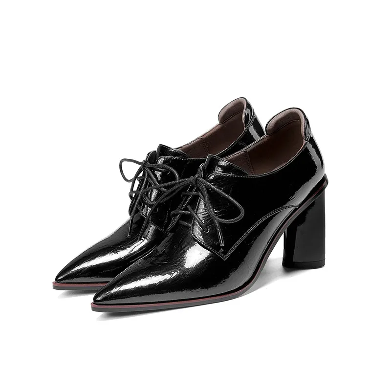 

TXCNMB 2020 High Heels Women Shoes Genuine Leather Woman Basic Shoes Pumps Spring Autumn Female Elegant Party Dancing Pumps