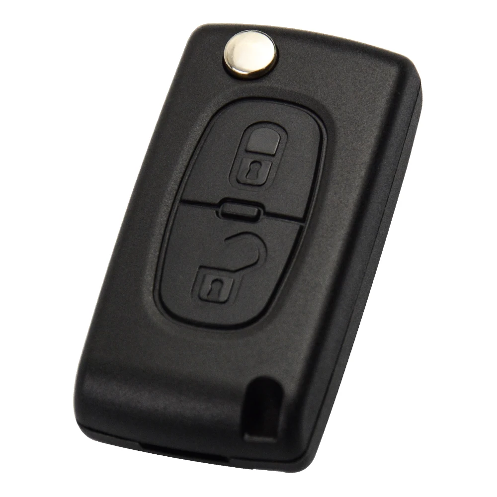 OkeyTech чехол для автомобильных ключей обманка из 2/3/4 кнопки peugeot 207 307 308 407 607 807 Citroen C2