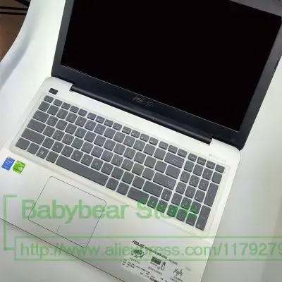 Для Asus x550v a555l n551 k555l k550 F555LA F555UA F556UA GL552VW G550LK G60VW G58JW 15,6 дюйм чехол для клавиатуры защитная крышка - Цвет: transparent