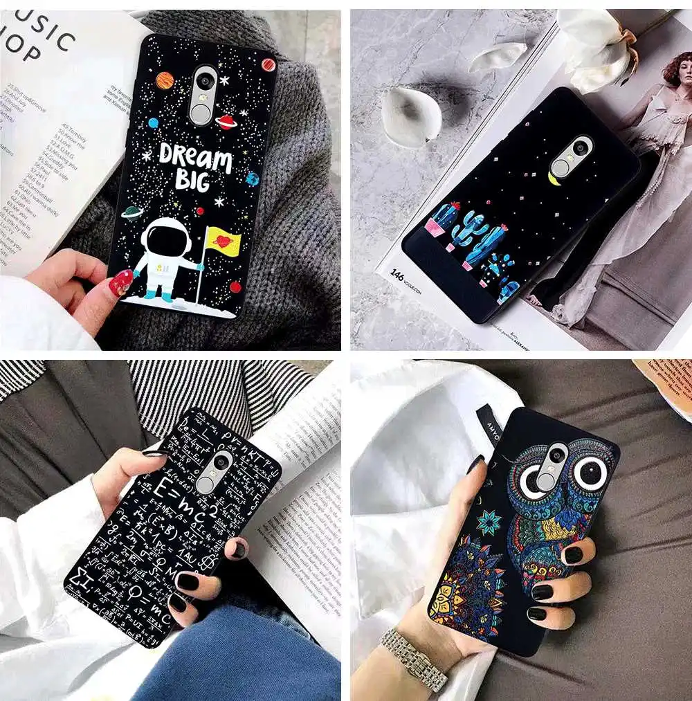 Модный чехол Mokoemi из ТПУ с рисунком 5,5 дюйма для Xiaomi Redmi Note 4X4, чехол для Xiaomi Redmi Note 4 4X, чехол для телефона