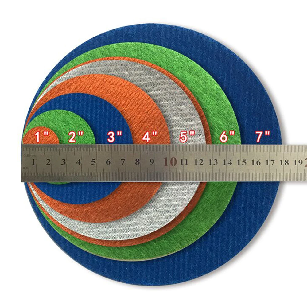 36 шт. 3 дюймовая Флокированная водостойкая абразивная Шкурка наждачная бумага от