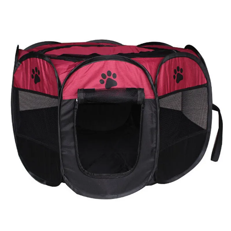 Портативный складной домик для домашних животных клетка собак кошка палатка