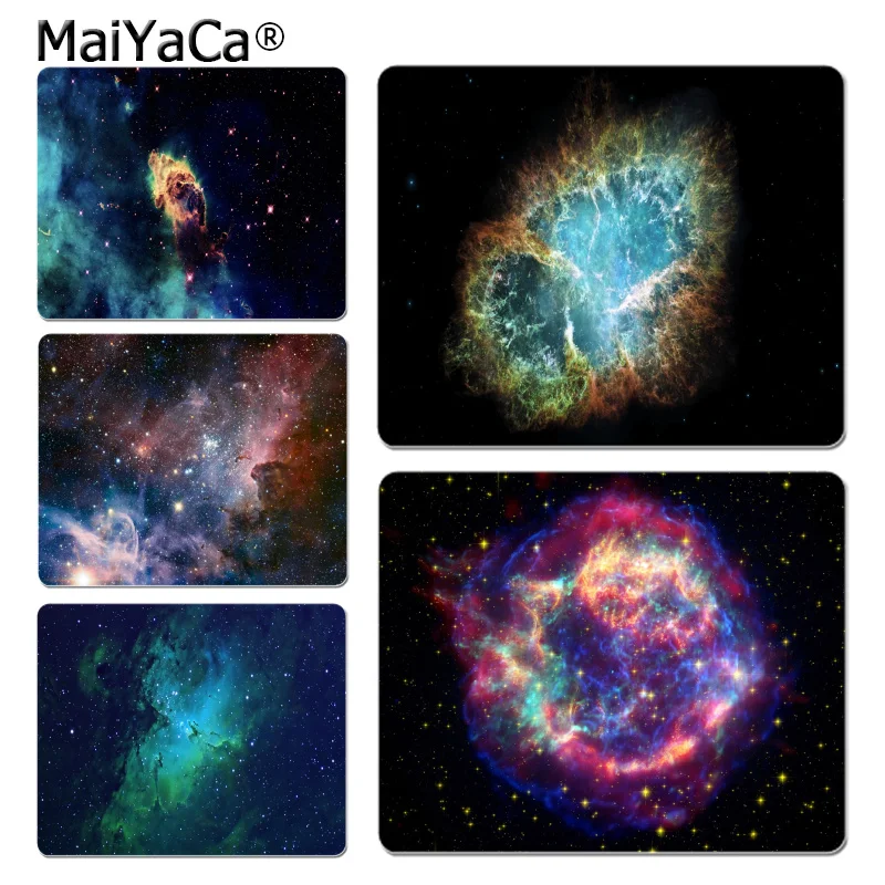 

MaiYaCa Nebula Galaxy mouse pad gamer play mats Size for 7.08*8.65inch and 9.83*11.4inch Gaming Mousepads