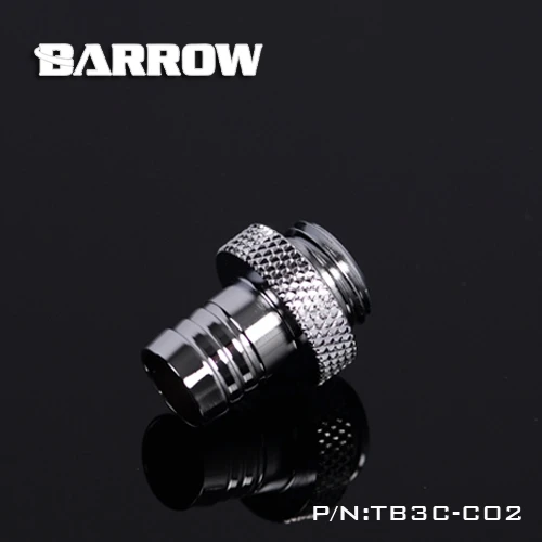 Barrow черная Латунь G1/4 ''резьба 3/8 ручная затяжка пагода Тип коннектора для 9 5 мм