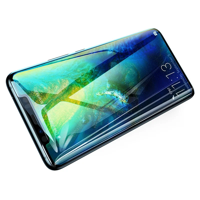 Защитное стекло Baseus для huawei mate 20 20 Pro, защитная 3D поверхность, полное покрытие, закаленное стекло для huawei mate 20 - Цвет: HD Transparent