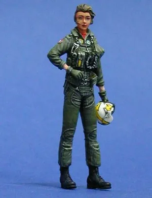 1/35 масштаб красивые женские пилоты 2 смолы модель комплект рисунок бесплатная