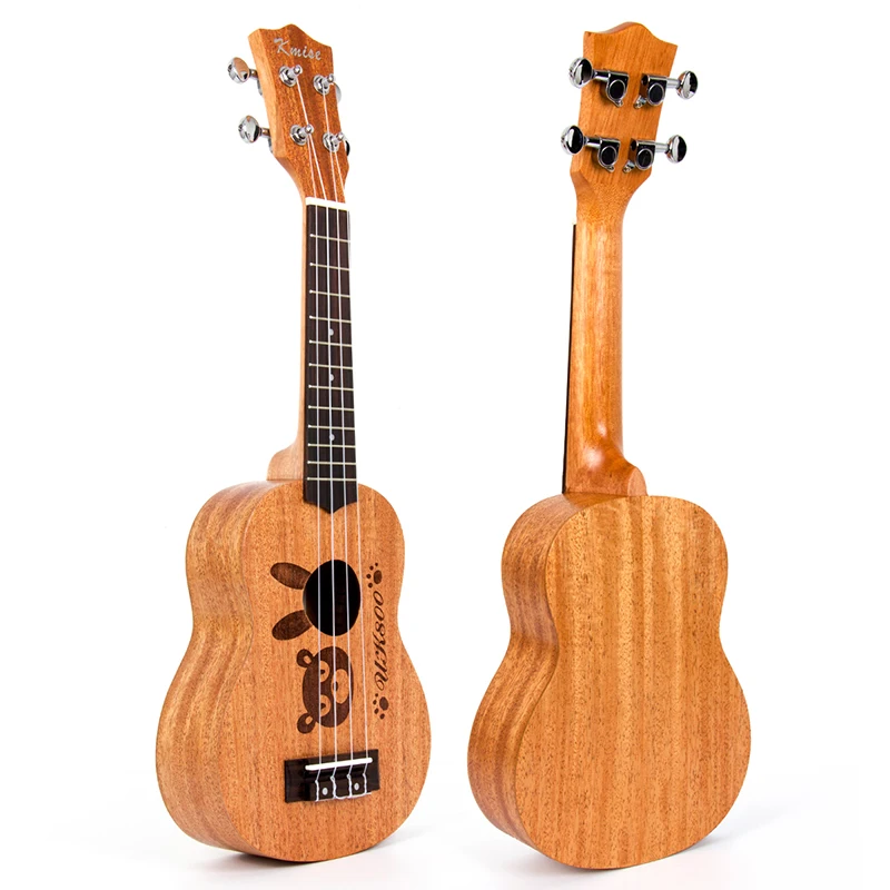 Kmise сопрано Гавайские гитары укулеле Набор для начинающих 21 дюймов Ukelele Uke 4 струны Гавайские гитары с Gig Bag тюнер струнные медиаторы Капо ремень