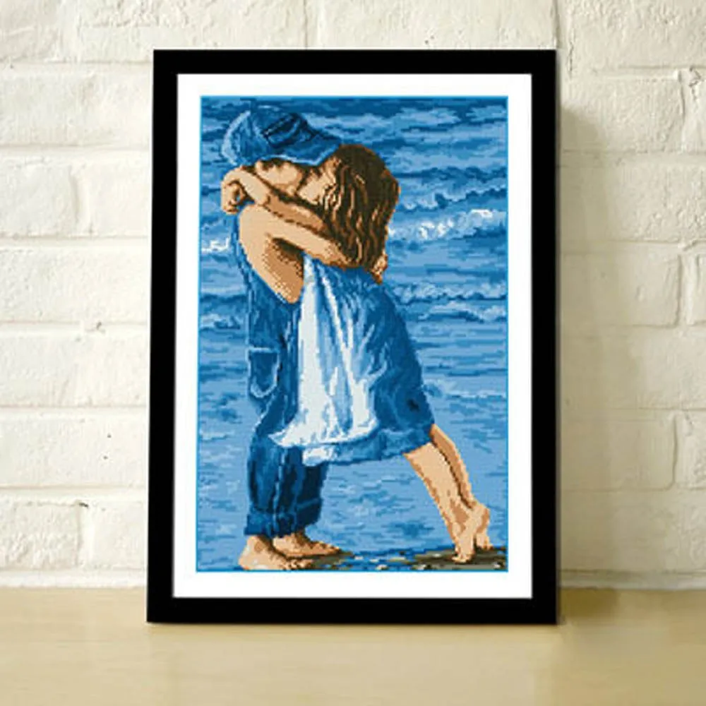 DIY Handmade Needlework Embroidery Set Cross Stitch Kit Precise Printed Sea Childhood Design Cross-Stitching Home Decoration | Дом и сад