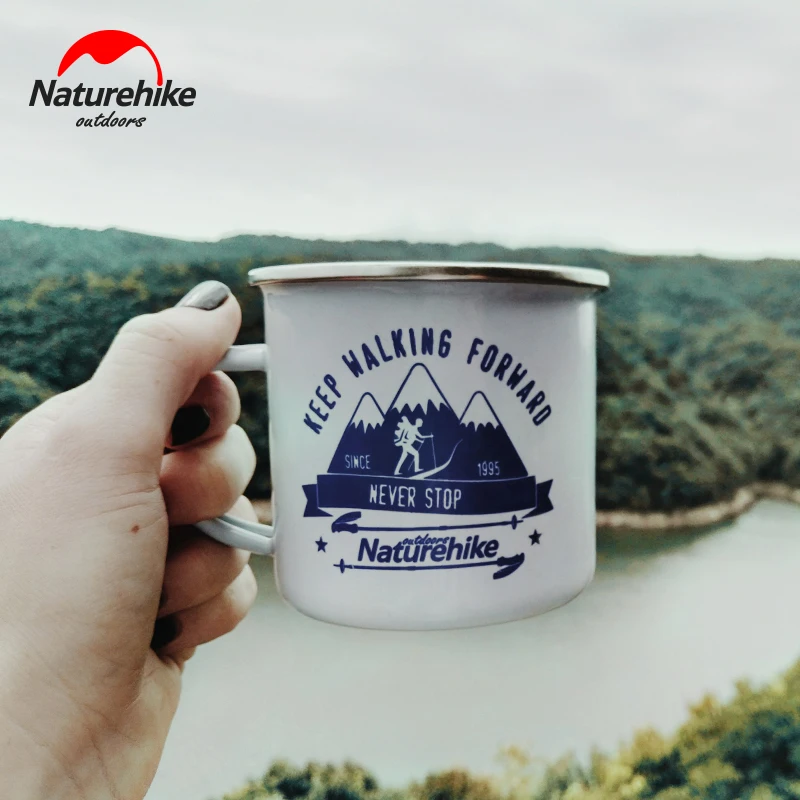 NatureHike Фабрика магазин Классическая эмаль чашки Открытый Отдых пеший Туризм рыба