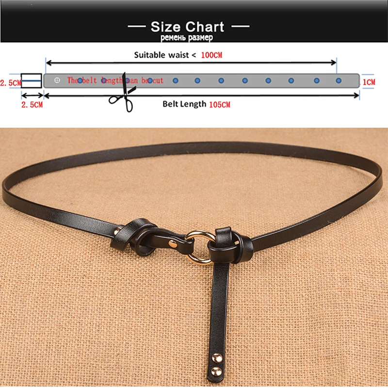 Милый зимний высококачественный Женский ремень из воловьей кожи Модный
