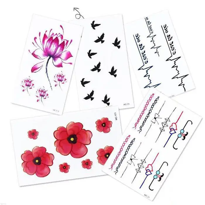 Креативный красивый самоклеящийся водонепроницаемый имитация татуировки