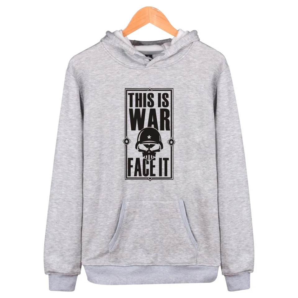Худи для геймеров с надписью WARFACE Мужская/Женская хлопковая толстовка длинным