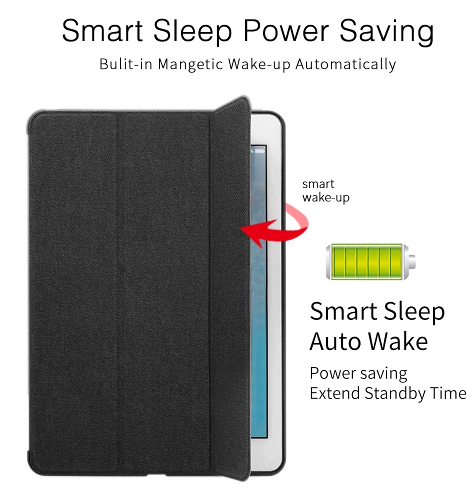 WOWCASE Чехол для iPad Air 2 6th Gen/Air 1/Mini 4/Mini 123/Pro 9,7 10,5 12,9/ 11 12,9 чехол твил PU Жесткий смарт-чехол для планшета