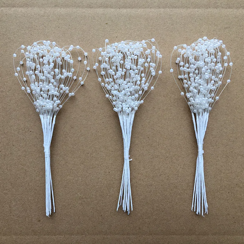 200 шт. Разноцветные Креативные Бусы Свадебные букеты белый жемчуг с бисером