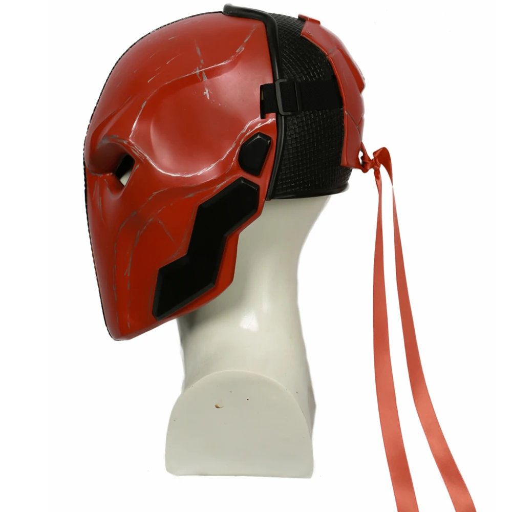 XCOSER Бэтмен рыцарь Аркхема шлем детстроука Deluxe ПВХ Смола Маска игры Аксессуары