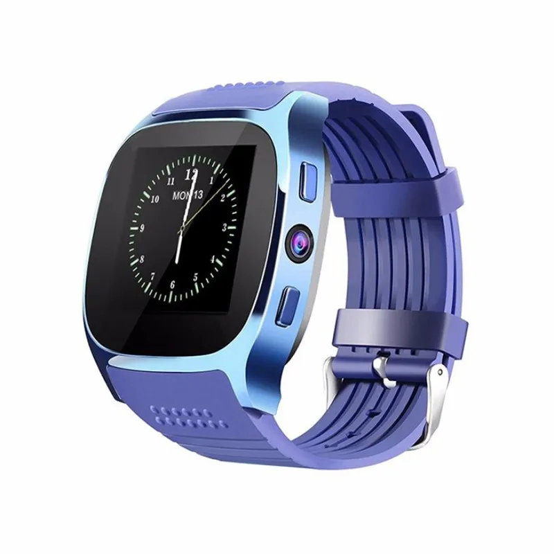 T8 Bluetooth Смарт часы с камерой музыкальный плеер Facebook Whatsapp Синхронизация SMS Smartwatch поддержка SIM TF карта для Android PK DZ09
