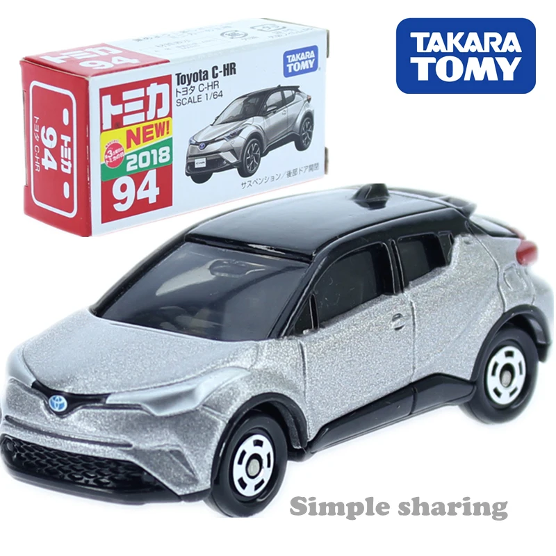 

Takara TOMY TOMICA No . 94, набор моделей TOYOTA C-HR, 1:64, Миниатюрный литой под давлением хэтчбек, игрушечный автомобиль, волшебные Забавные куклы для детей