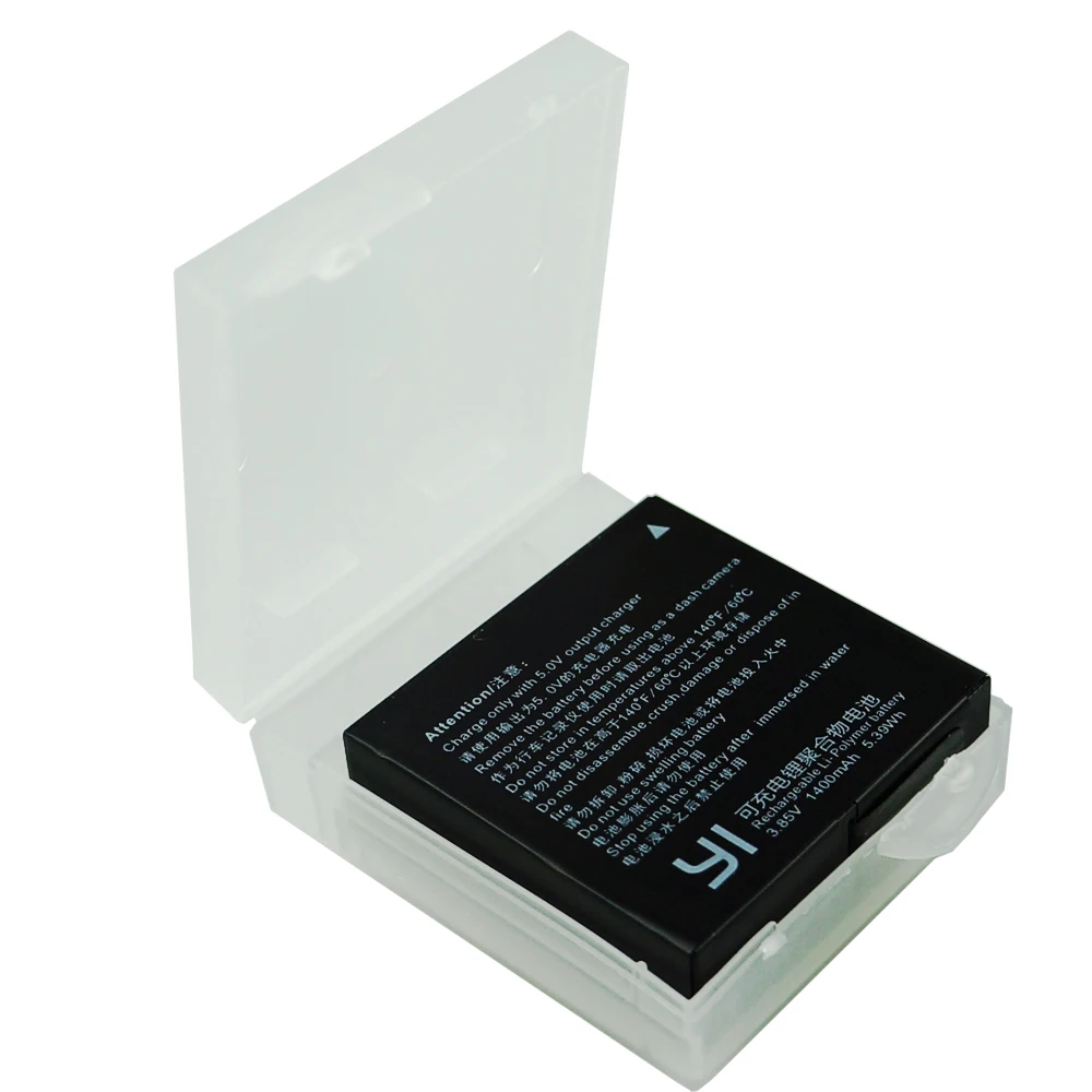 2x1400 mAh xiaoyi 4K аккумулятор AZ16-1 Аккумулятор для xiaomi Yi 4K 2 Yi II+ USB двойное ЖК-зарядное устройство для камеры xiaomi YI 4K