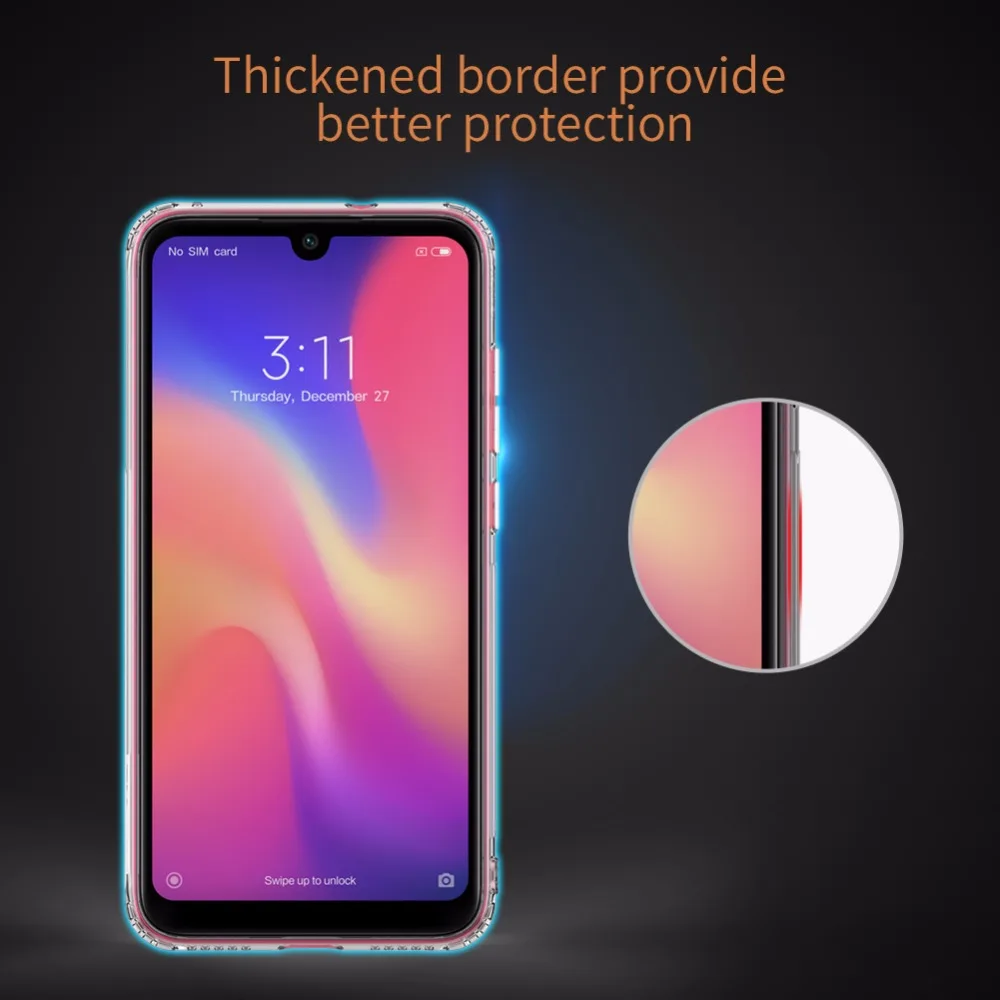 Чехол для Xiaomi mi play NILLKIN Nature TPU мягкая задняя крышка прозрачный чехол для xiao mi play в розницу посылка