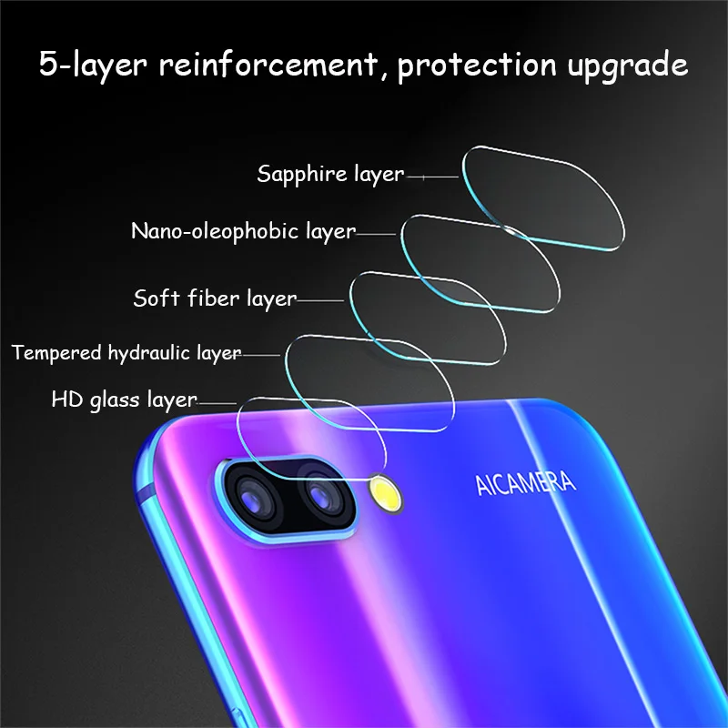 Стеклянная Защитная пленка для объектива камеры huawei P20 Pro Lite mate 20 30 Nova 5 5i Honor