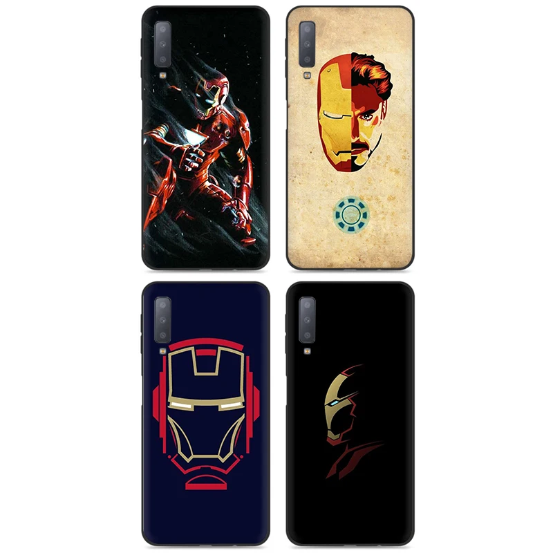 Тони Старк Marvel Железный человек мягкий силиконовый чехол для телефона для samsung A3 A5 A6 плюс A7 A8 A9 A10s 20С 30С 40С с 50s 60 70 J6