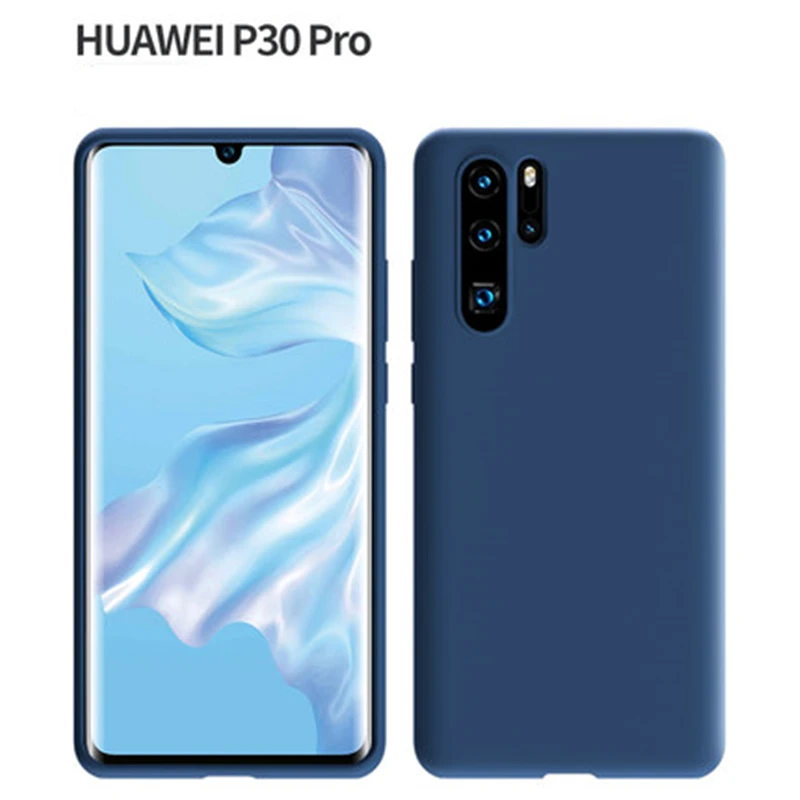 For HUAWEI P30 P20 Pro Lite Luxury Original Liquid Silicone Soft Candy Colors Case Cover Mate 20 10 |