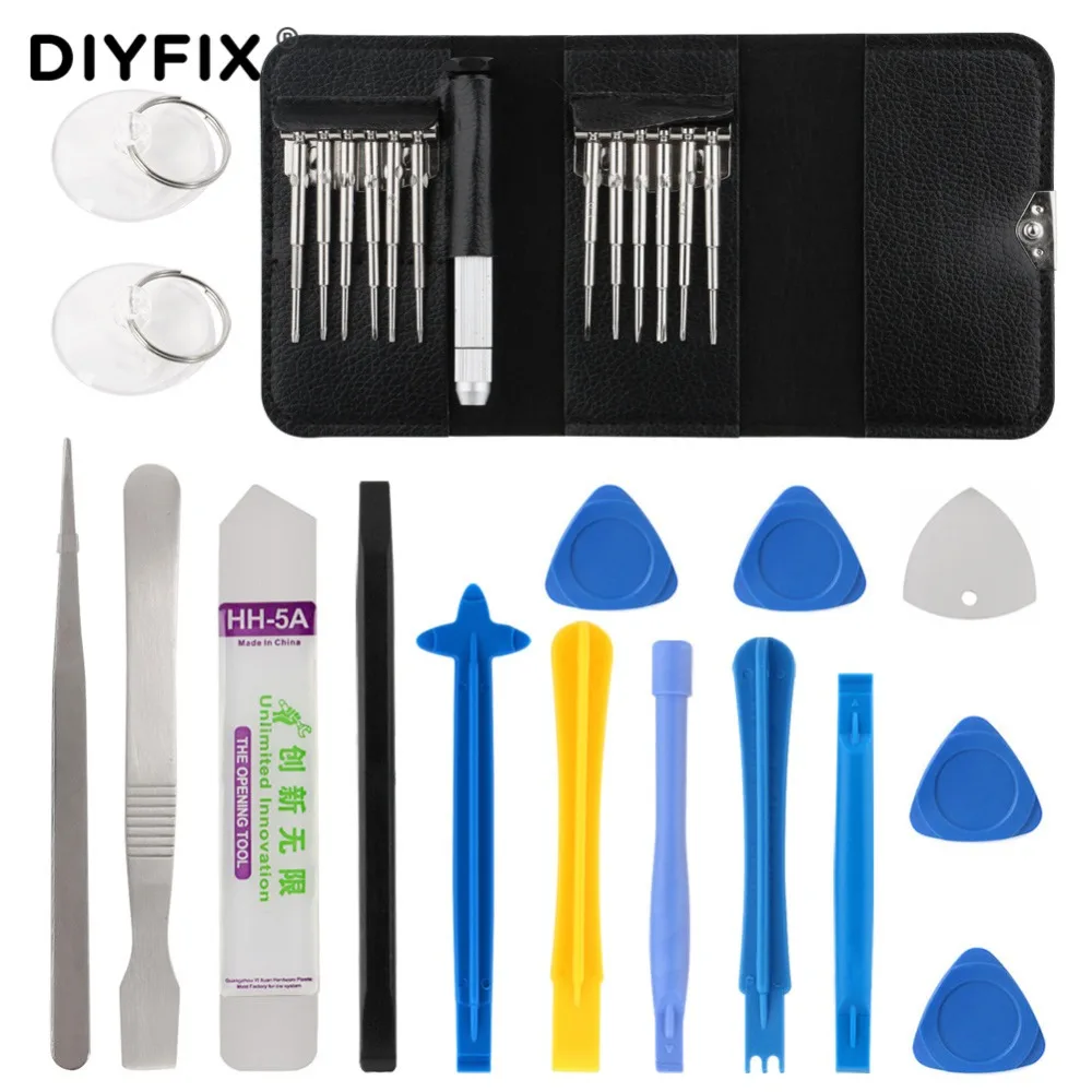 DIYFIX Torx отвертка пинцет набор инструментов для разборки iPhone Samsung xiaomi планшетных ПК