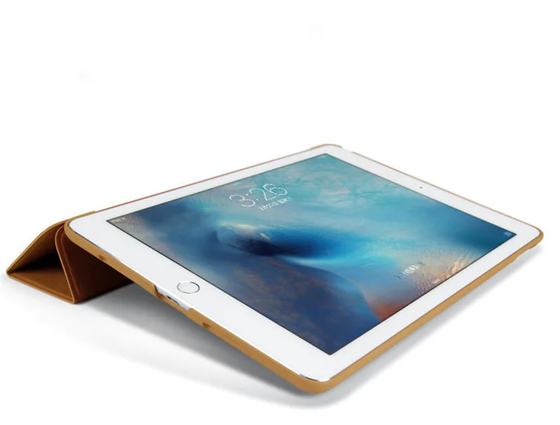Хит, матовый чехол-книжка из оленьей кожи PU для нового iPad 9,7 дюймов A1822 A1954, Магнитный чехол для смарт-планшета+ пленка+ ручка