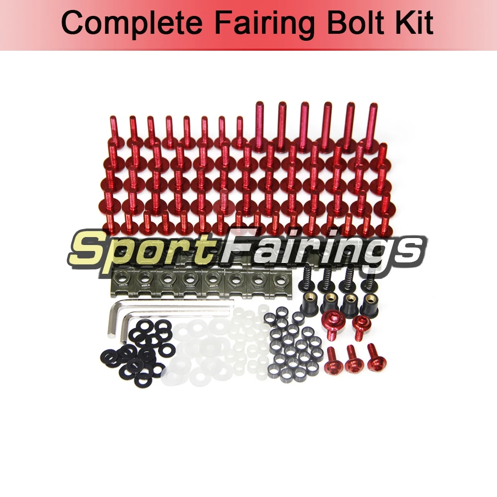 Complete Hardware Clips Motorcycle Fairing Aluminum Fasteners Bolt Kit For Kawasaki ZX-10R 2004 2005 2006 2007 2008 2009 2010 | Автомобили
