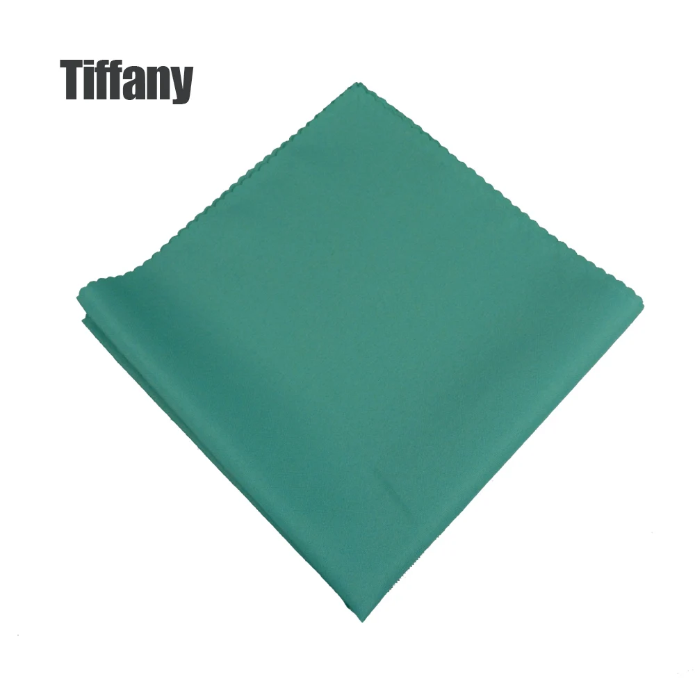 tiffany blue 100 шт/партия Белый/Тиффани 20 цветов 1" Отель банкет полиэстер Tissu Свадебная вечеринка украшение стол салфетка домашнее моющееся полотенце - Цвет: tiffany blue