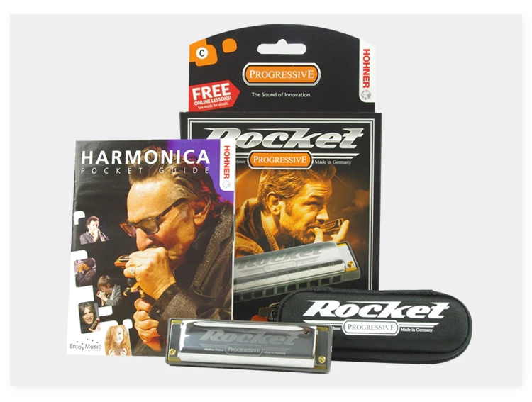 Hohner 10 Hole Rocket диатоническая губная гармоника полимерная расческа блюз Арфа, Ключ C