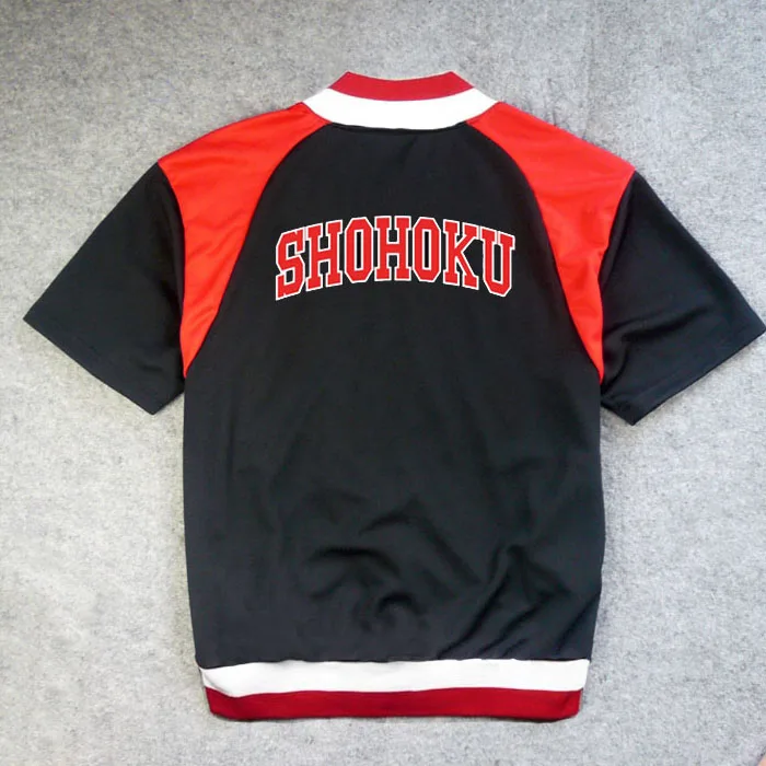 Костюм для косплея аниме Slam Dunk SHOHOKU Sakuragi Hanamichi куртка с вышивкой топы коротким