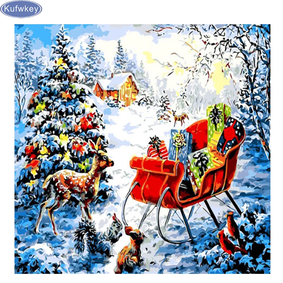 

5D DIY Diamond Painting Christmas gift,Full diamond Embroidery Stitch Cross Rhinestone diamond Mosaic puzzle Painting Home Decor