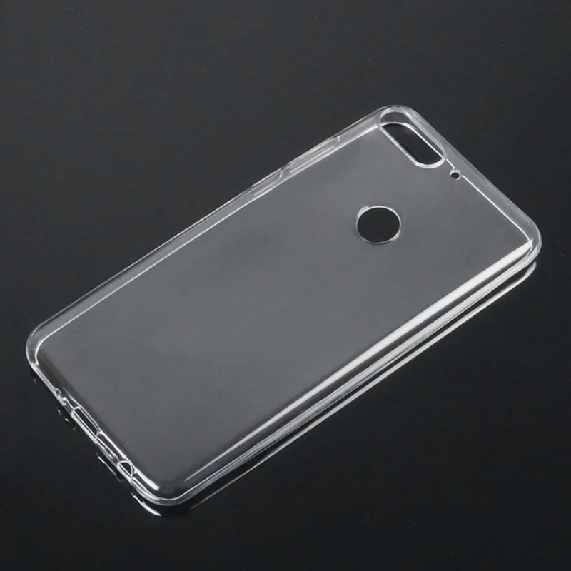 Trans TPU Case Цвет матовый конфетный, TPU чехол для huawei Honor 4C 5C 5X 6C Pro 6X 6A 7X 7A 7X 7C 8 Lite 8X Max 9 9i 10 Lite мягкий чехол для задней крышки - Цвет: Trans TPU Case